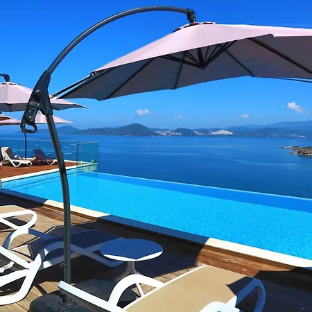 Bodrum Adabuku Luks 2+1 Ozel Plaj Ve Havuzlu ヴィラ Bogazici