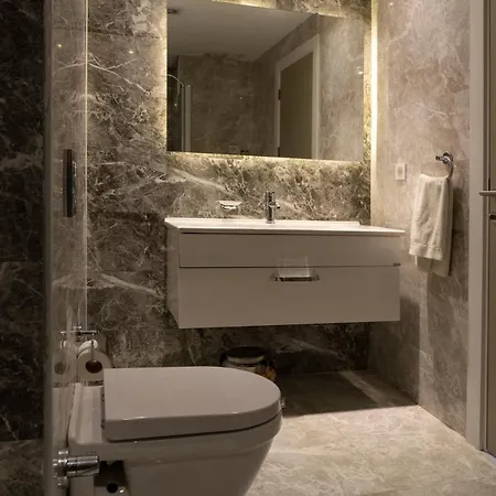 ヴィラ Bodrum Adabuku Luks 2+1 Ozel Plaj Ve Havuzlu *
